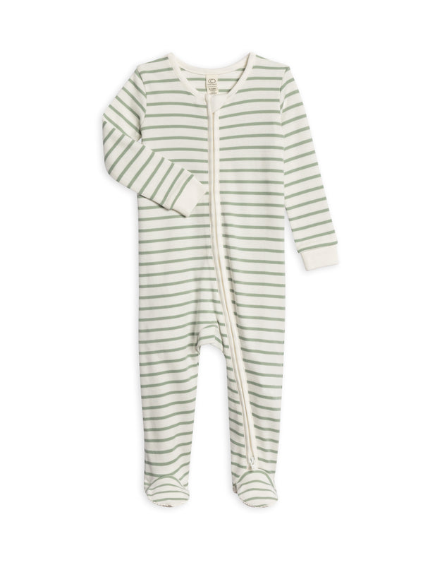 Peyton Zipper Sleeper Baby : One Pieces : Sleepers : Long Sleeves Colored Organics Organic Cotton Baby and Kids 2-Piece Short Sleeve Jammie Set