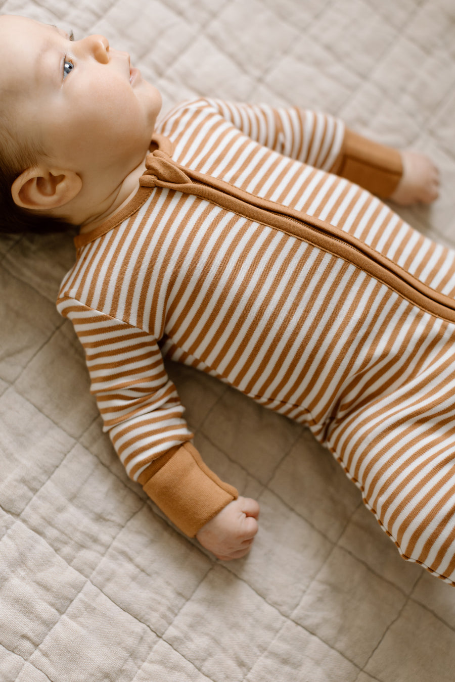 Peyton Zipper Sleeper Sale : Baby : One Pieces : Sleepers : Long Sleeves Colored Organics Organic Cotton Peyton Zipper Sleeper for Newborn and Baby - Girl & Boy