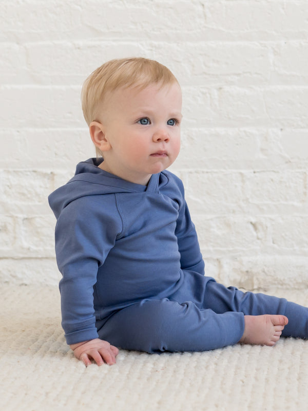 Madison Hooded Pullover Baby-Kids : Tops : Hoodies : Long Sleeves Colored Organics Organic Cotton Baby and Kids Madison Hooded Pullover