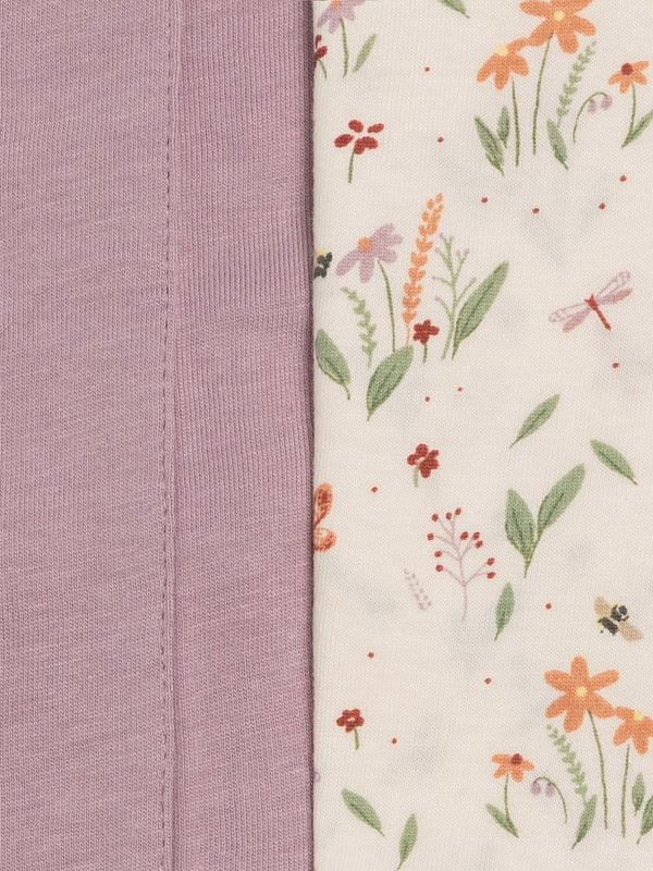 2-Pack Burp Cloths - Fog + Butterfly