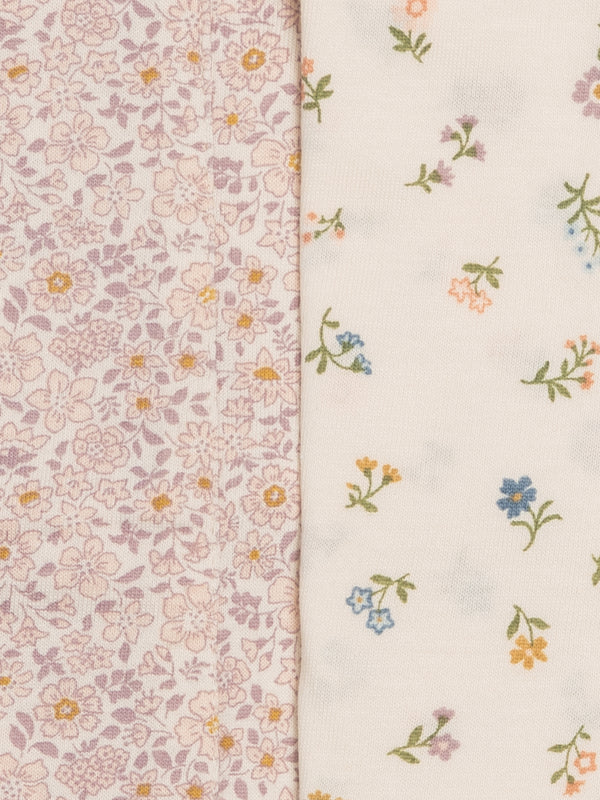 2-Pack Burp Cloths - Primrose + Petaline