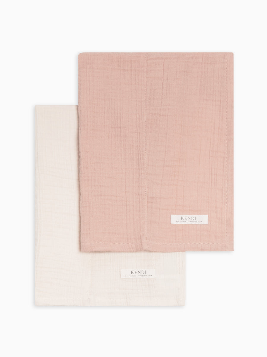 Muslin Burp Cloths 2 Pack Baby : Gear : Burp Cloths : Feeding Colored Organics Organic Cotton 2-Pack Muslin Burp Cloths