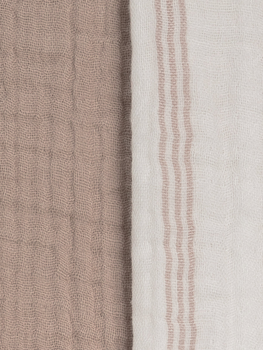 2-Pack Muslin Burp Cloths Baby : Gear : Burp Cloths : Feeding Kendi Organic Cotton Baby 2-Pack Muslin Burp Cloths