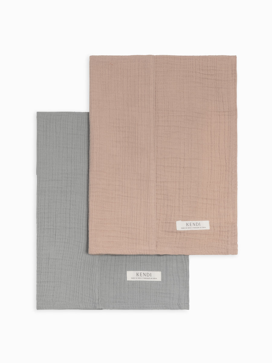 Muslin Burp Cloths 2 Pack Baby : Gear : Burp Cloths : Feeding Colored Organics Organic Cotton 2-Pack Muslin Burp Cloths