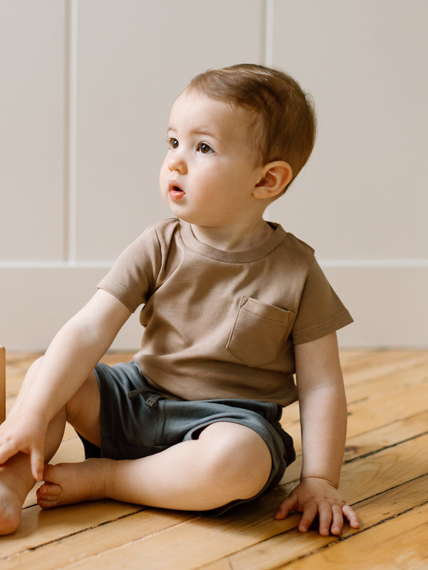 Everest Tee Baby-Kids : Tops : Tees : Short Sleeves Colored Organics Organic Cotton Baby & Kids Everest Tee