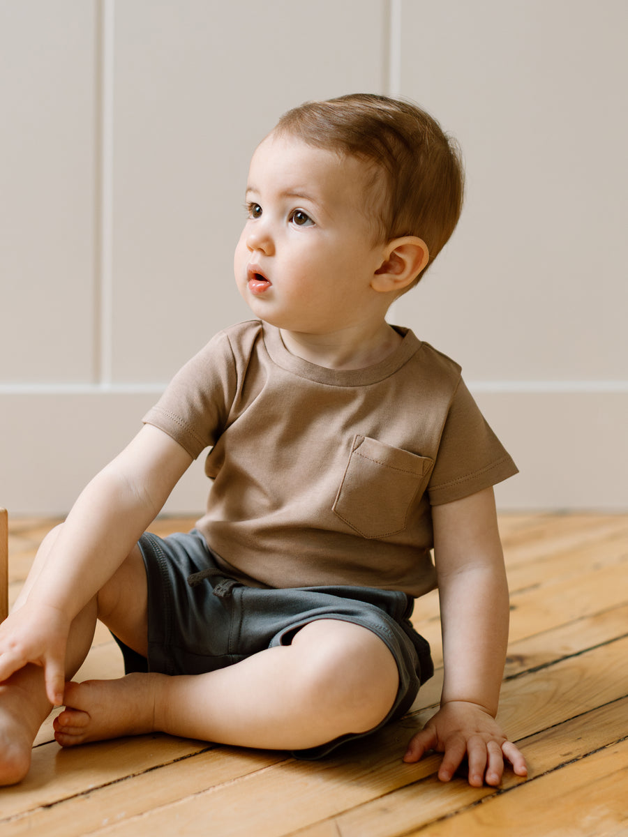 Everest Tee Baby-Kids : Tops : Tees : Short Sleeves Colored Organics Organic Cotton Baby & Kids Everest Tee