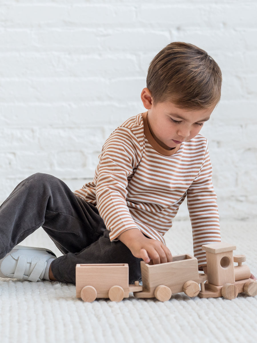 Turk Long Sleeve Crew Sale : Baby-Kids : Tops : Tees : Long Sleeves Colored Organics Organic Cotton Baby and Kids Turk Long Sleeve Crew