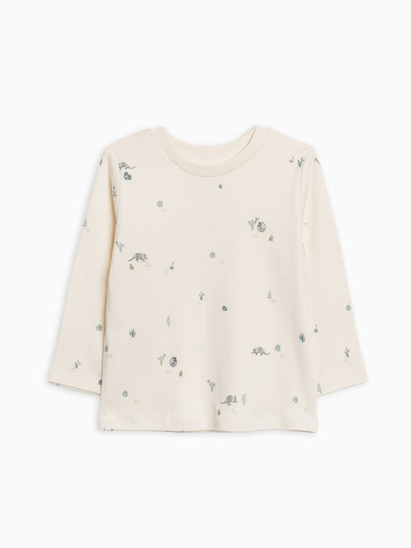 Turk Long Sleeve Crew Baby-Kids : Tops : Tees : Long Sleeves Colored Organics Organic Cotton Baby and Kids Turk Long Sleeve Crew