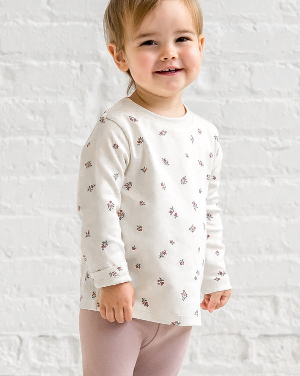 Turk Long Sleeve Crew Baby-Kids : Tops : Tees : Long Sleeves Colored Organics Organic Cotton Baby and Kids Turk Long Sleeve Crew