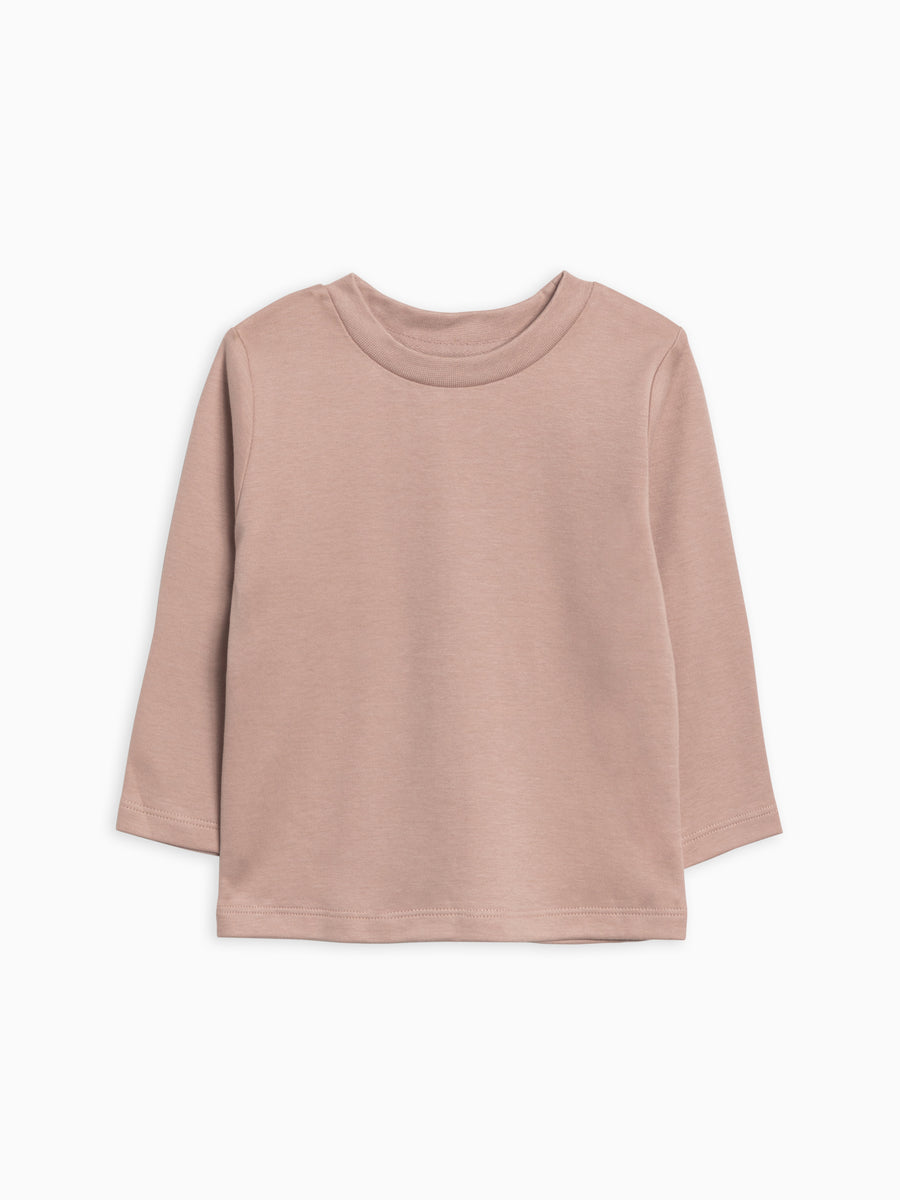 Turk Long Sleeve Crew Baby-Kids : Tops : Tees : Long Sleeves Colored Organics Organic Cotton Baby and Kids Turk Long Sleeve Crew