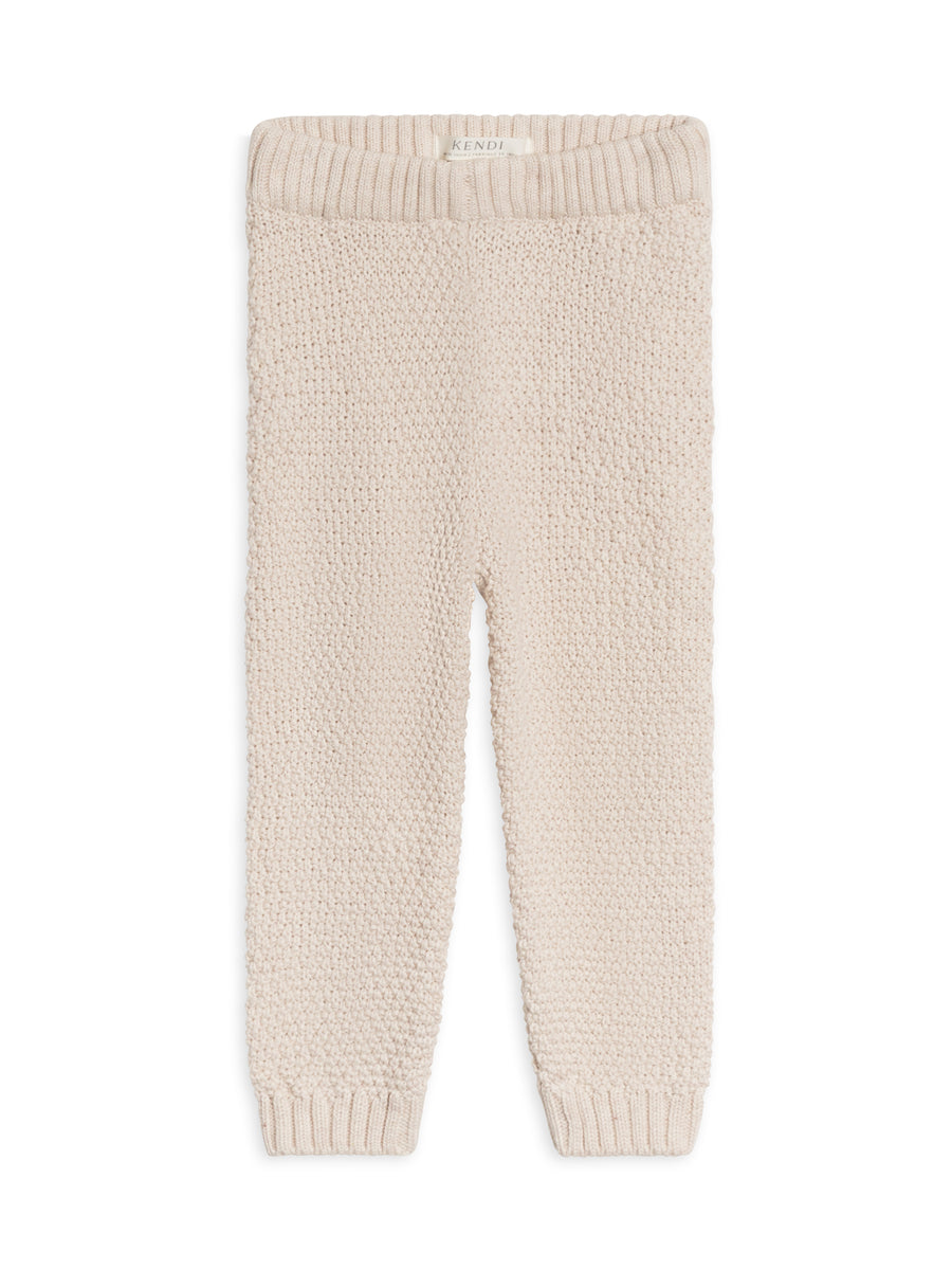 Mick Seed Stitch Sweater Knit Pants Sale : Baby : Bottoms : Pants Kendi Organic Cotton Baby Mick Seed Stitch Sweater Knit Pants