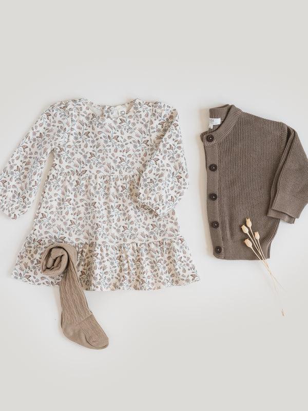 Ellis Sweater Knit Cardigan Baby-Kids : Tops : Cardigan : Sweaters : Long Sleeves Kendi Organic Cotton Baby and Kids Ellis Sweater Knit Cardigan