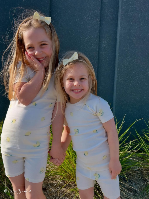 2-Piece Short Sleeve Jammie Set Baby-Kids : Jammie : Short Sleeves Colored Organics Organic Cotton Baby and Kids 2-Piece Short Sleeve Jammie Set