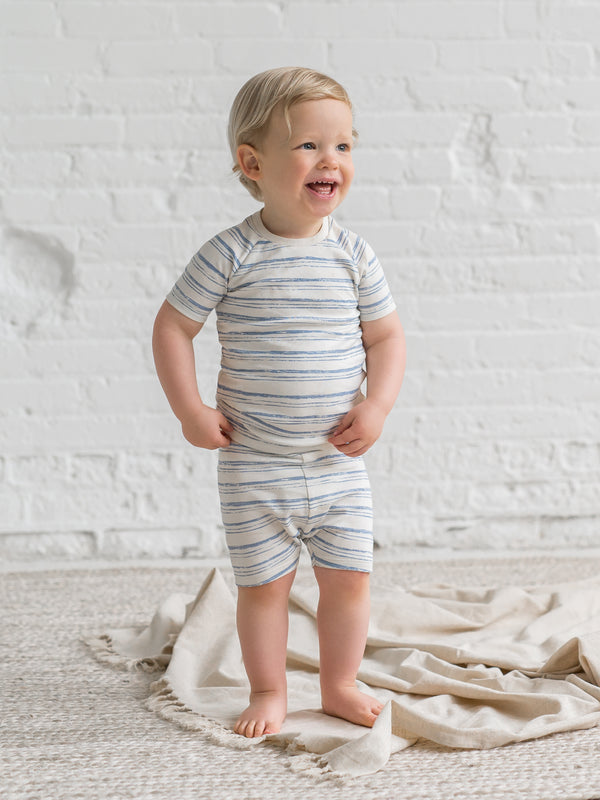 2-Piece Short Sleeve Jammie Set Baby-Kids : Jammie : Short Sleeves Colored Organics Organic Cotton Baby and Kids 2-Piece Short Sleeve Jammie Set