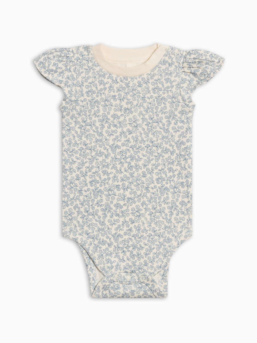 Pearl Petal Sleeve Bodysuit - Regatta