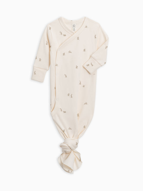 Indy Kimono Gown | Bunny / Oat + Clay