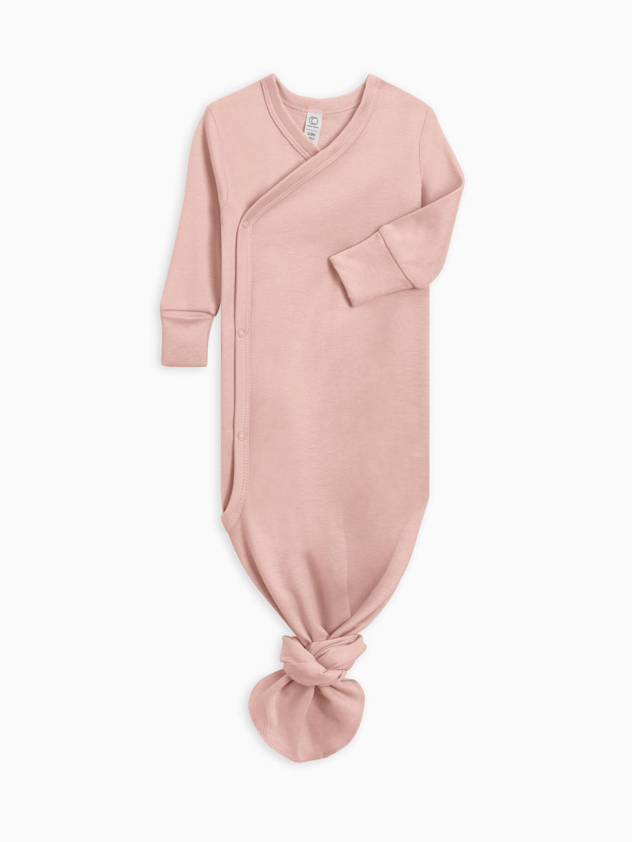 Indy Kimono Gown Baby : One Pieces : Gowns : Long Sleeves Colored Organics Organic Baby Indy Kimono Gown