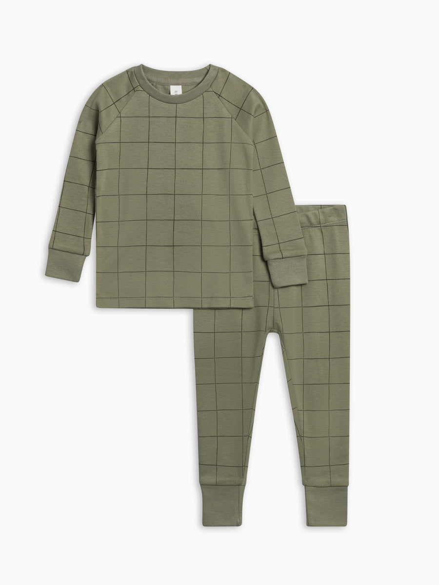 2 Piece Long Sleeve Jammie Set - Woodford