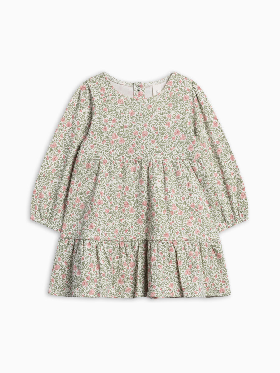 Sofia Long Sleeve Tiered Dress - Janice Floral