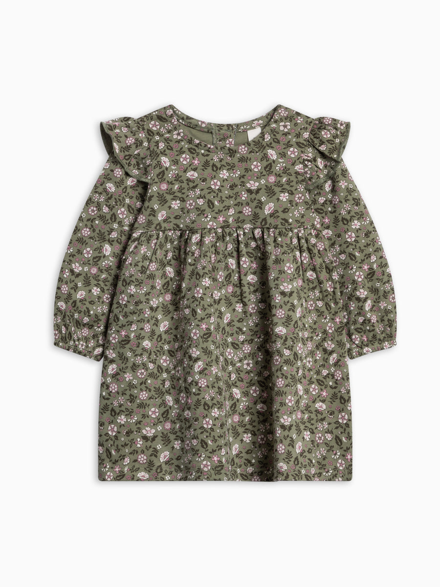 Mika Armhole Ruffle Long Sleeve Dress - Woodford