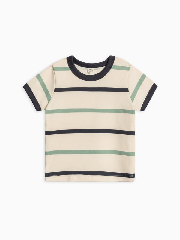 Andy Ringer Tee Baby-Kids : Tops : Tees : Short Sleeves Colored Organics Organic Cotton Baby and Kids Andy Ringer Tee