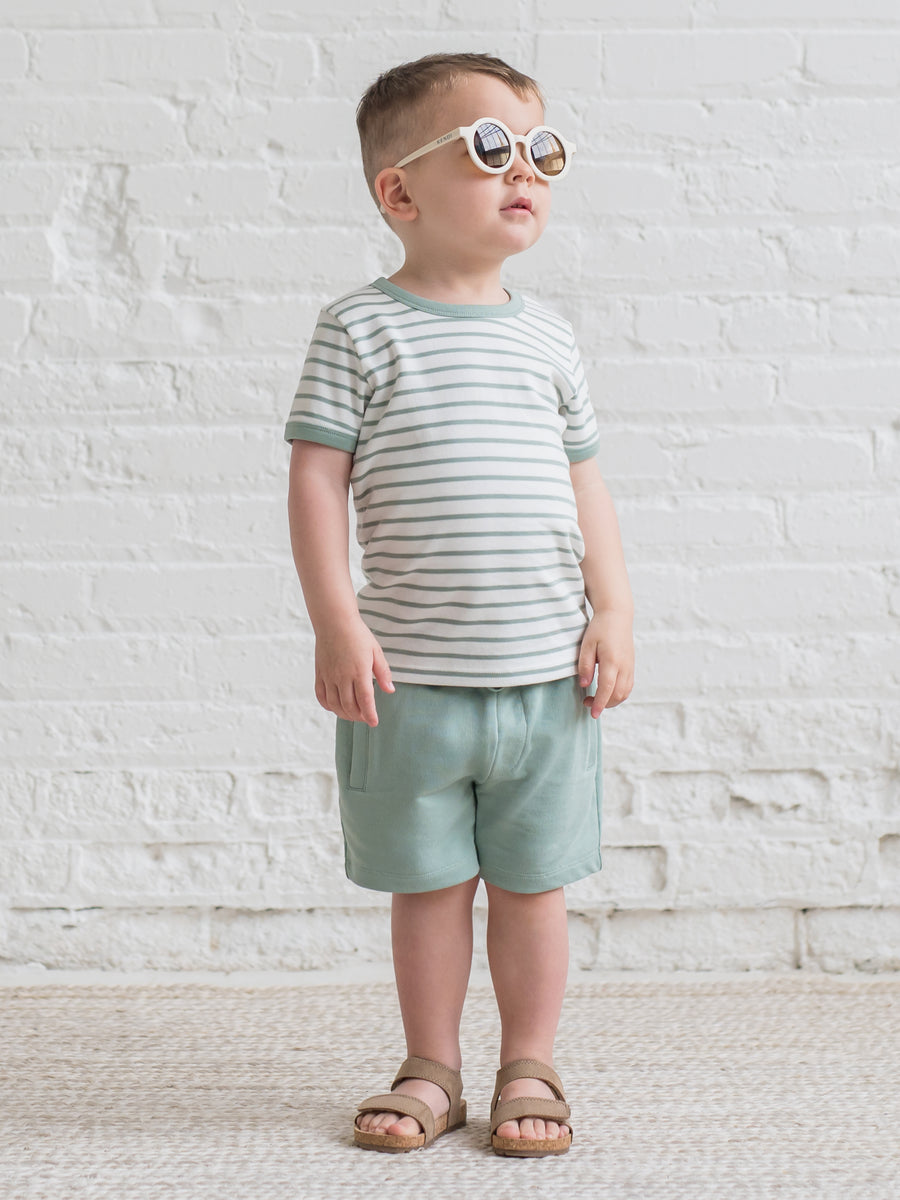 Andy Ringer Tee Baby-Kids : Tops : Tees : Short Sleeves Colored Organics Organic Cotton Baby and Kids Andy Ringer Tee
