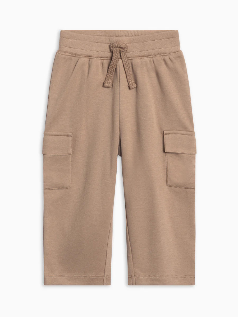PRE ORDER Will Cargo Pants - Taupe Baby-Kids : Bottoms : Pants KENDI by Colored Organics Will Cargo Pants for Babies and Kids | Colored Organics®