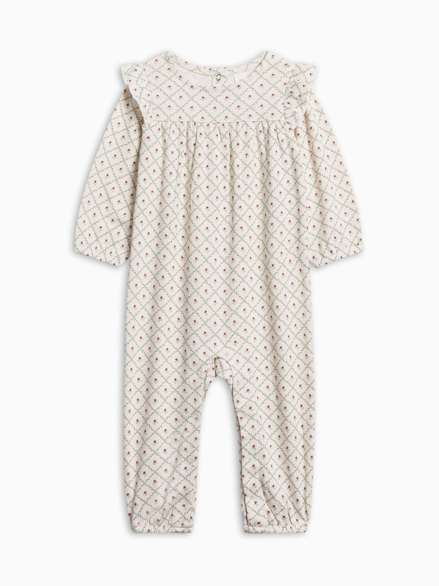 Jine Ruffle Sleeve Romper - Woodford