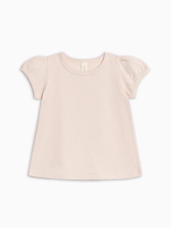 Ellen Puff Sleeve Top - Shell