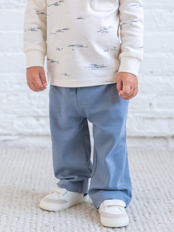 Arin Straight Leg Pant - Bluen