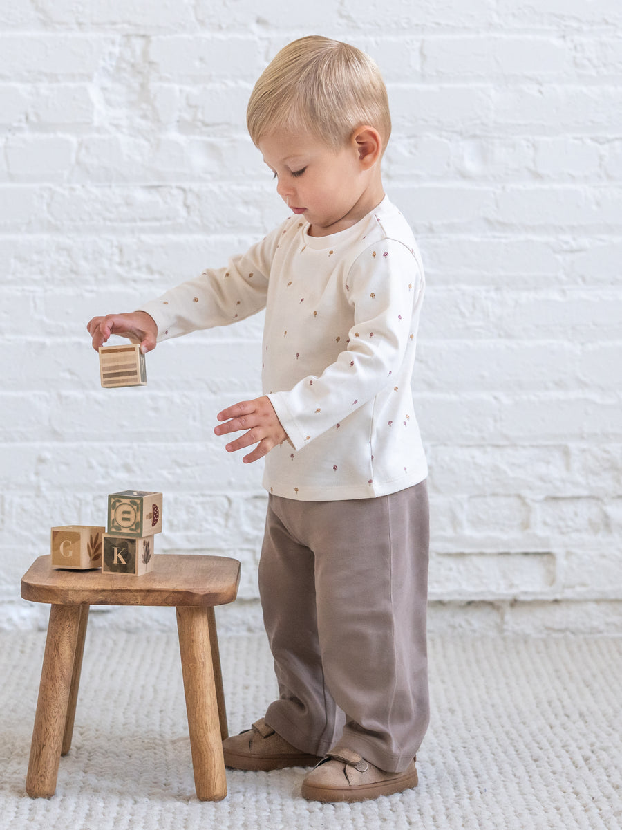 Arin Straight Leg Pant - Taupe