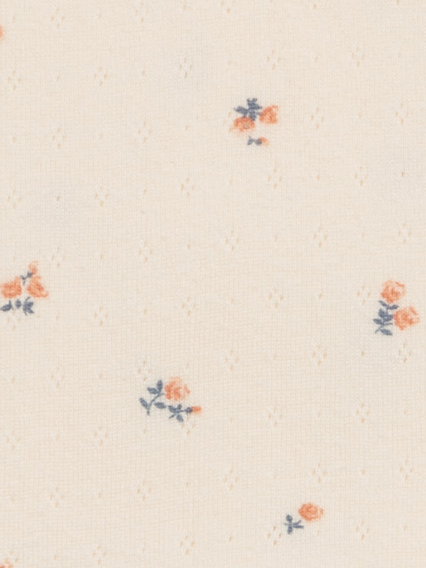 Eva Pointelle Tank Bodysuit - Maris Floral / Ivory + Sea