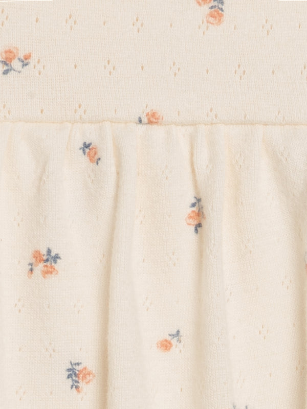 Soleil Pointelle Bodysuit Dress - Maris Floral / Ivory + Sea