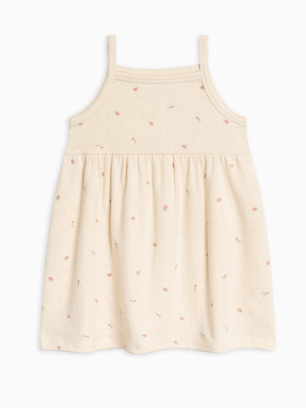 Belle Pointelle Tank Dress Baby-Kids : Dresses : Tanks Kendi Organic Cotton Baby and Kids Pippa Chambray Short Sleeve Shirt Dress