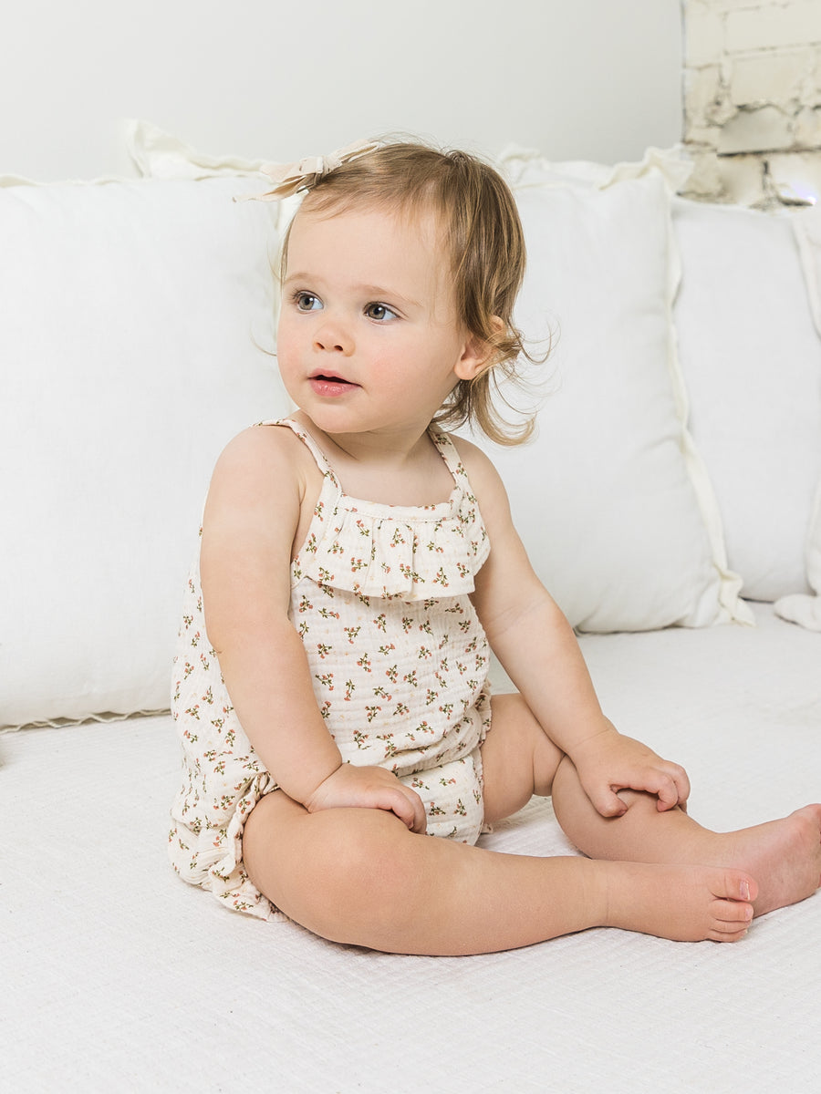 Evie Muslin Tank Set Baby-Kids : Set : Tank : Shorts Colored Organics Organic Baby Evie Muslin Tank Set