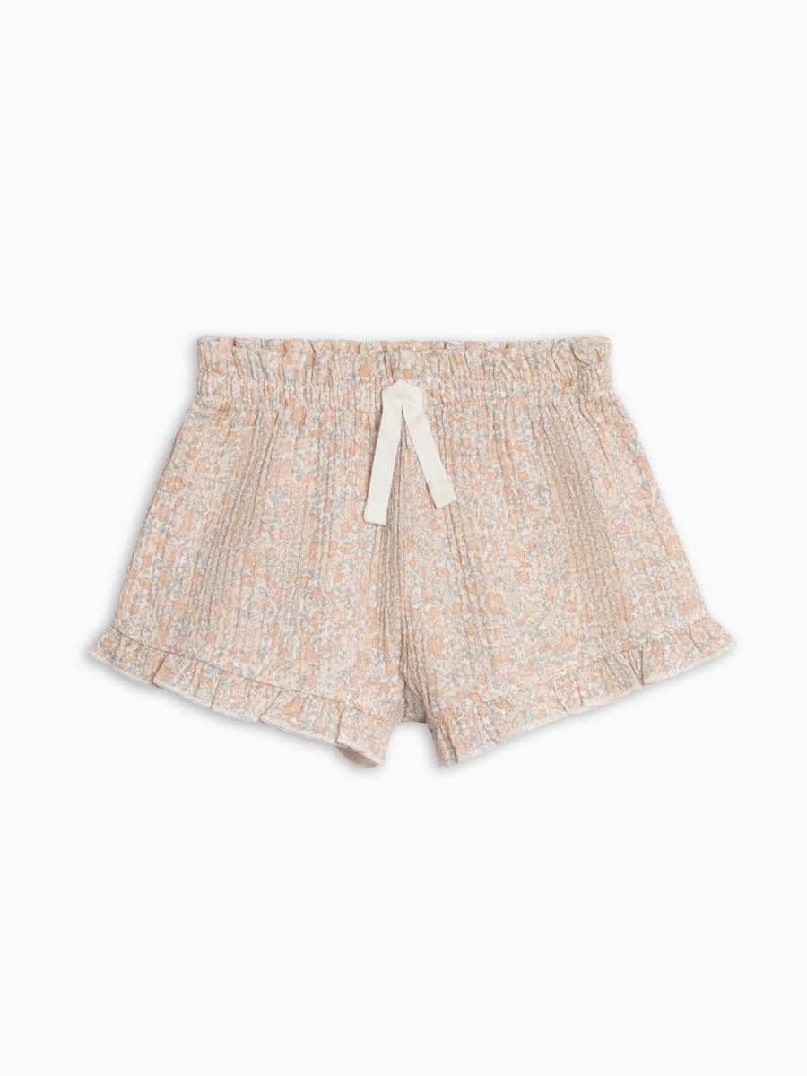 Luz Muslin Ruffle Shorts - Golf