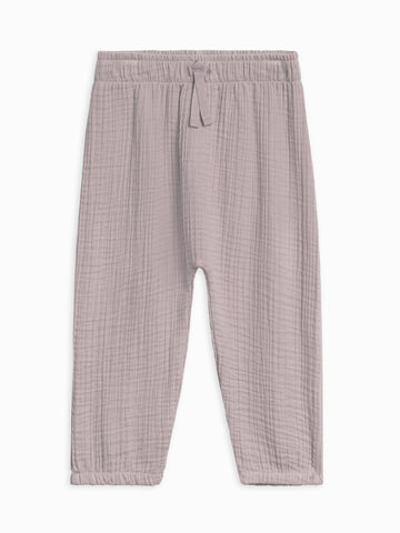 Piper Muslin Pants Baby-Kids : Bottoms : Pants Kendi Organic Cotton Muslin Baby Pants, Piper | Colored Organics®