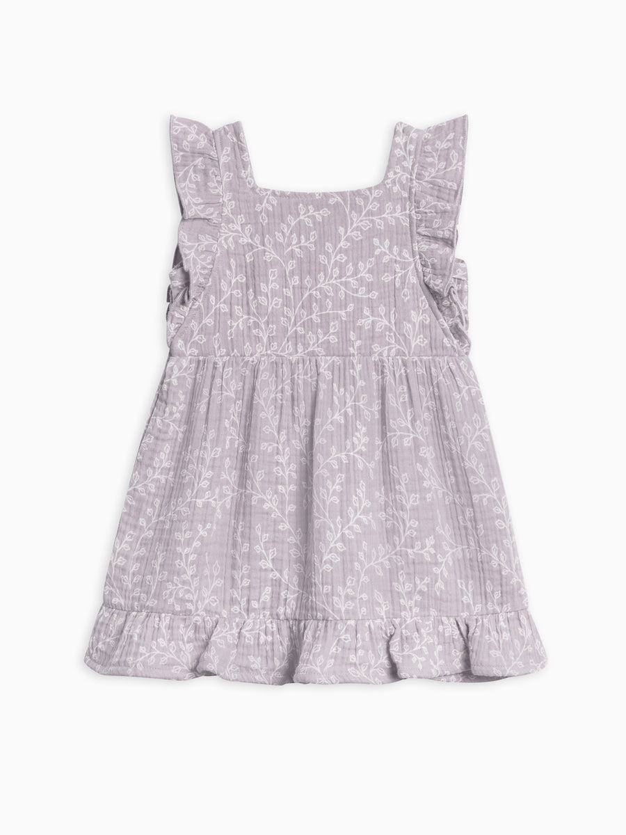 Jane Muslin Dress Baby-Kids : Dresses : Short Sleeves Kendi Organic Cotton Baby and Kids Jane Muslin Dress