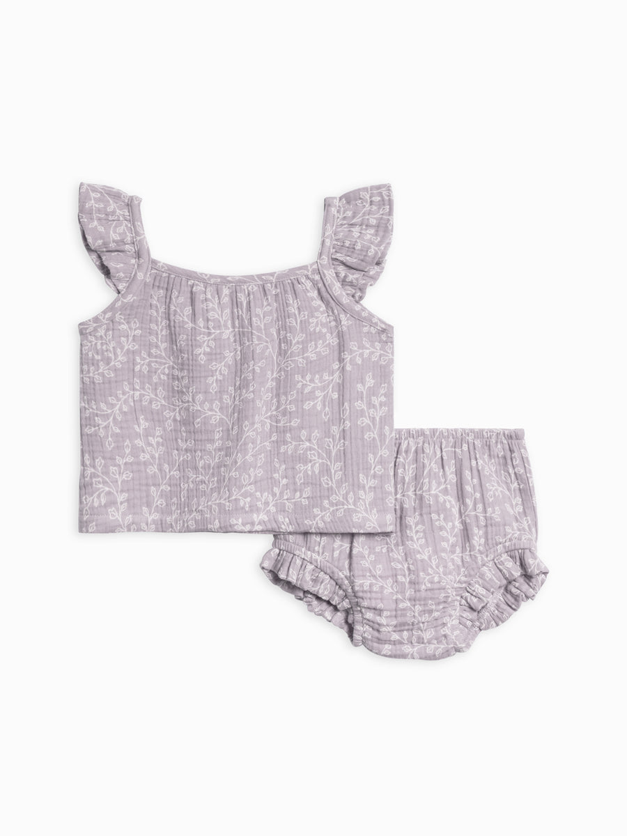 Suki Muslin Tank and Bloomer Set Baby : Set : Bottoms : Shorts : Tops : Tanks Kendi Organic Cotton Baby Suki Muslin Tank and Bloomer Set