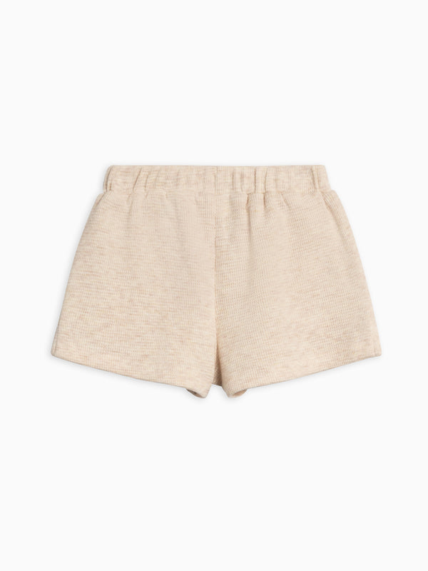 Avery Waffle Shorts Baby-Kids : Bottoms : Shorts Kendi Organic Cotton Baby and Kids Avery Waffle Shorts