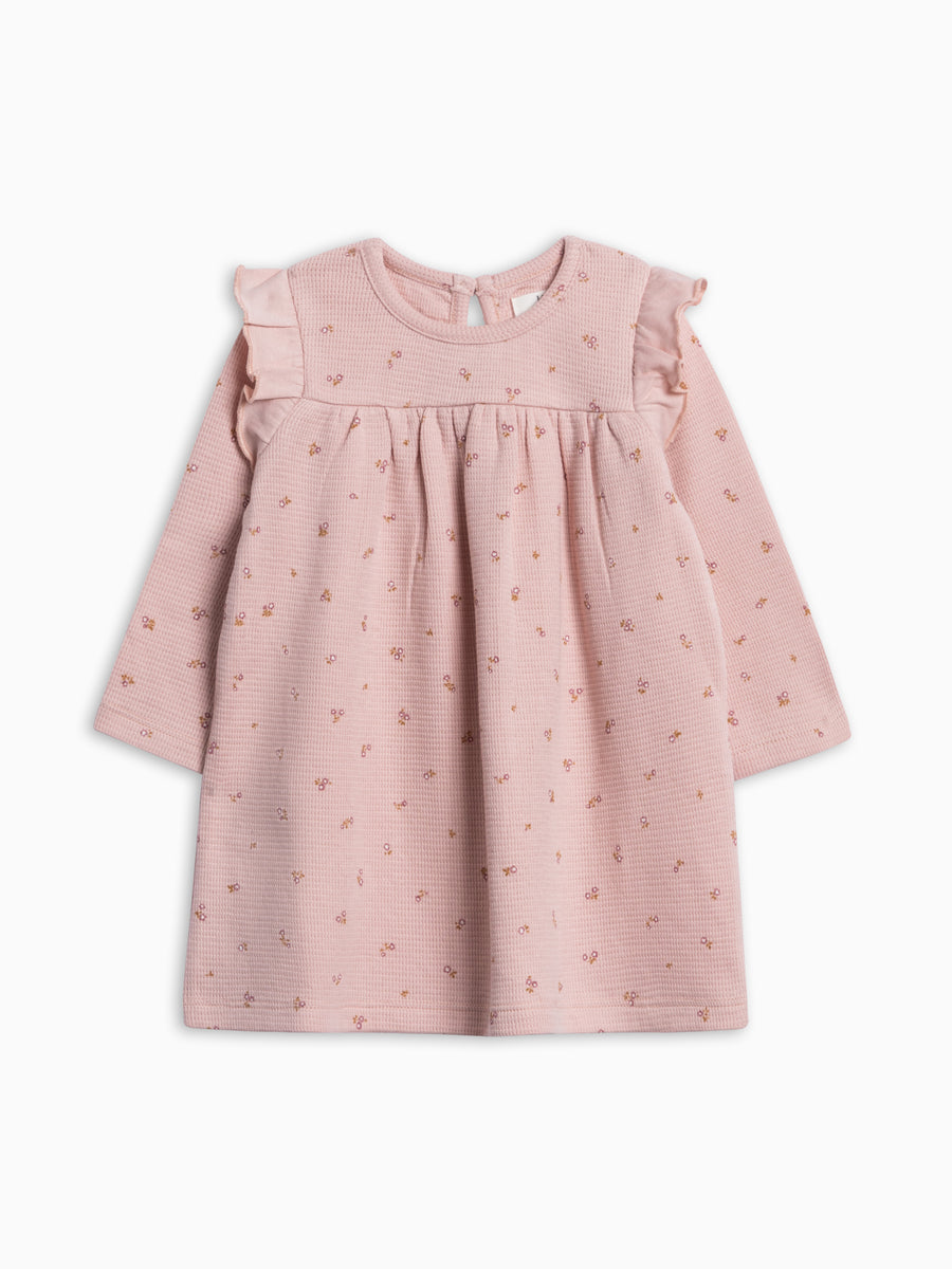 Babette Long Sleeve Waffle Dress - Tilda Floral