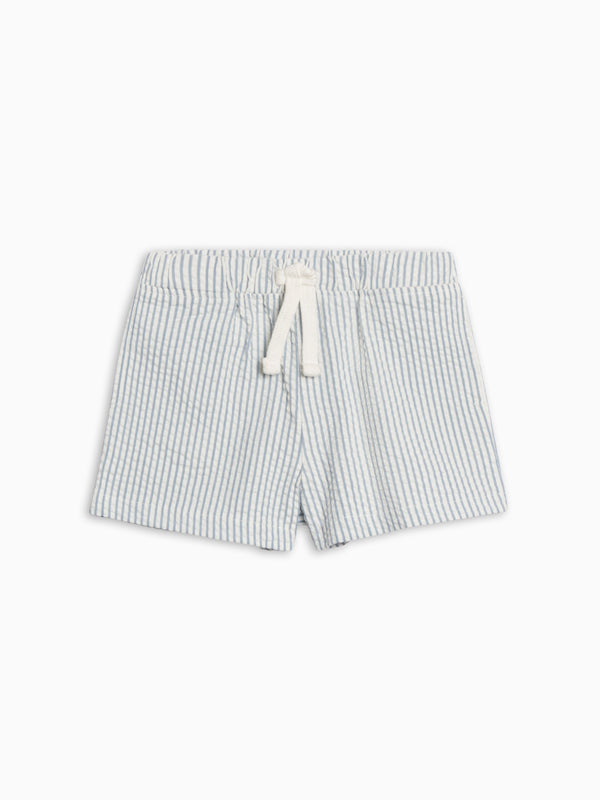 Nixie Seersucker Shorts - Shore Stripe / Sea