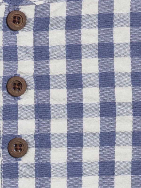 Wren Seersucker Bubble Romper Baby : One Pieces : Rompers : Tanks Kendi Organic Cotton Baby Wren Seersucker Bubble Romper