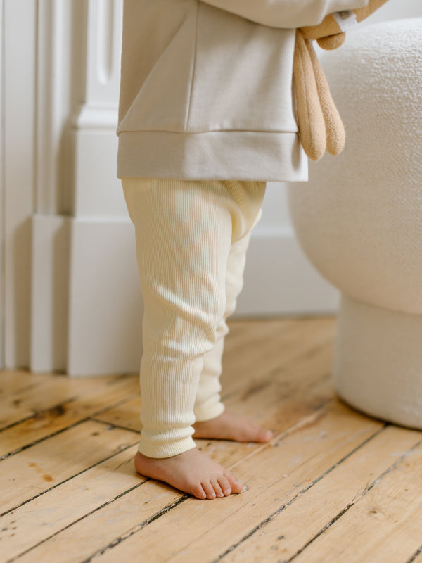 Lennon Ribbed Leggings Baby-Kids : Bottoms : Leggings Kendi Organic Cotton Baby and Kids Lennon Ribbed Leggings