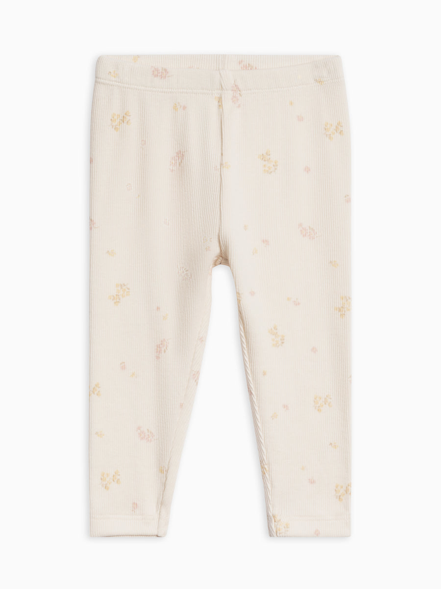 Lennon Ribbed Leggings Baby-Kids : Bottoms : Leggings Kendi Organic Cotton Baby and Kids Lennon Ribbed Leggings