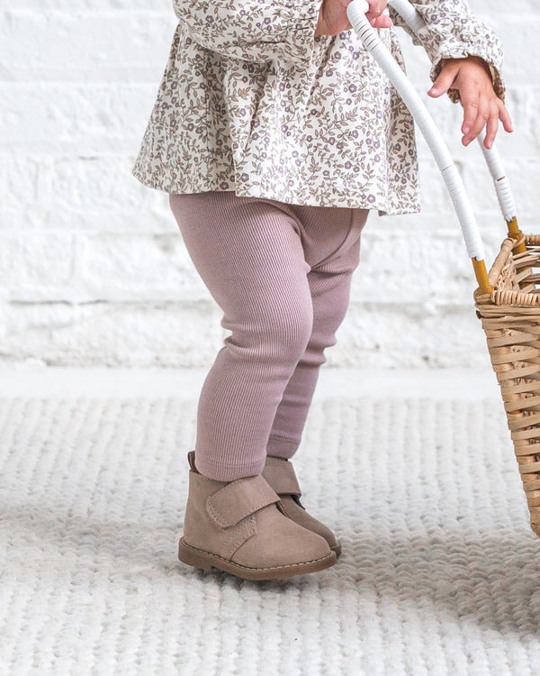 Lennon Ribbed Leggings Baby-Kids : Bottoms : Leggings Kendi Organic Cotton Baby and Kids Lennon Ribbed Leggings