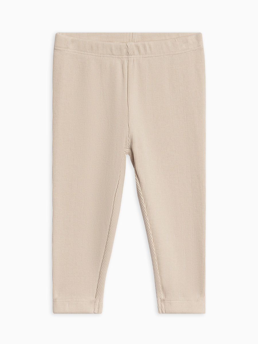 Lennon Ribbed Leggings Baby-Kids : Bottoms : Leggings Kendi Organic Cotton Baby and Kids Lennon Ribbed Leggings
