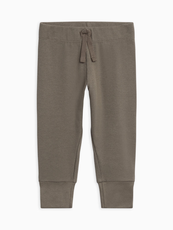 Charlie Ribbed Joggers Baby-Kids : Bottoms : Joggers Kendi Organic Cotton Baby and Kids Charlie Ribbed Joggers