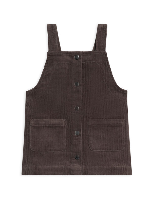 Clemmie Corduroy Jumper Dress Baby-Kids : Dresses : Tanks Kendi Organic Cotton Baby and Kids Clemmie Corduroy Jumper