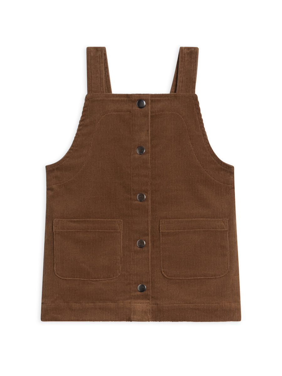 Clemmie Corduroy Jumper Dress Baby-Kids : Dresses : Tanks Kendi Organic Cotton Baby and Kids Clemmie Corduroy Jumper